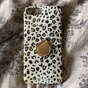 i phone 8 plus cheetah phone case with ring
